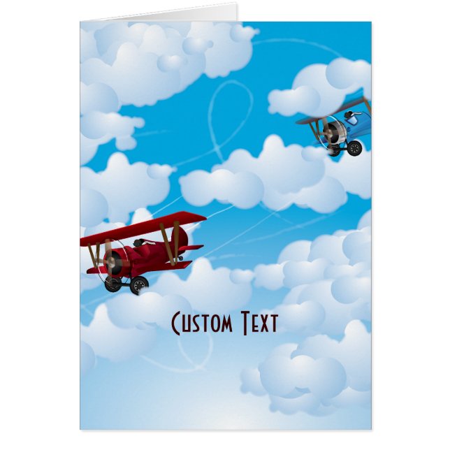 Cartão BiPlane (Frente)