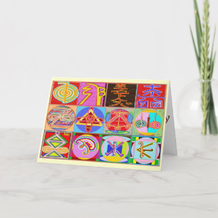 Cartão Birch Country Happy Birthday -  Reiki Healing