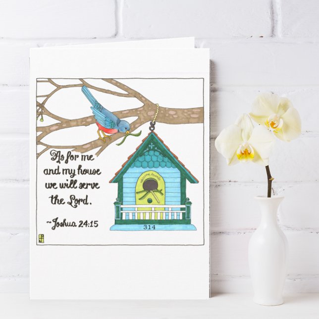 Cartão Bird House Housewarming Card (Criador carregado)