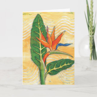 Cartão Bird of Paradise Greeting Card