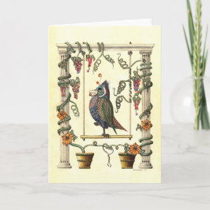 Cartão Bird on Swing Greeting Cards