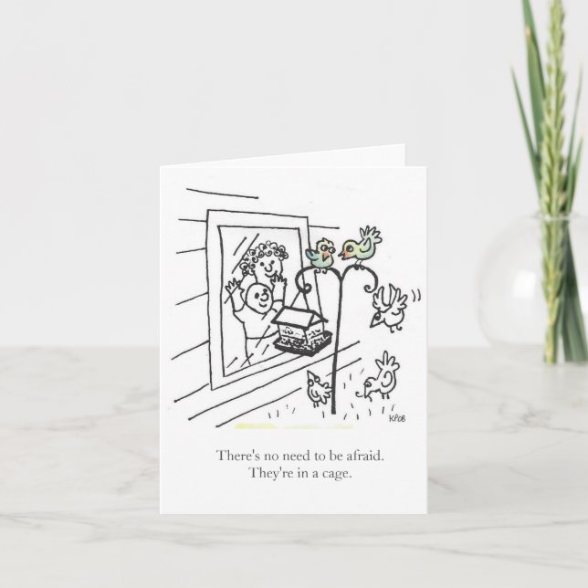 Cartão Bird Talk (Frente)