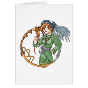 Cartão birdgirl