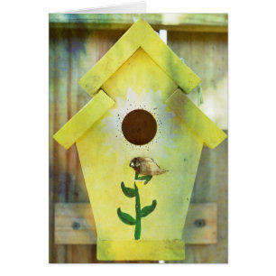 Cartão Birdhouse por Shirley Taylor