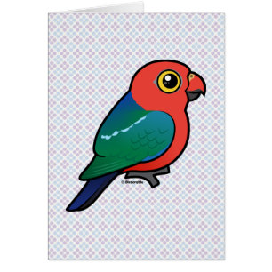 Cartão Birdorable Australian King-Parrot