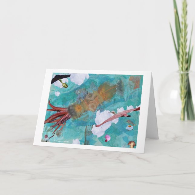 Cartão Birds in Flight (Frente)