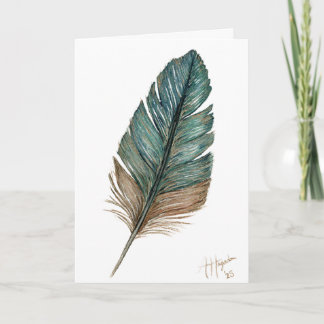 Cartão Birds of a Feather Folded Greeting Card