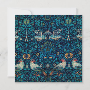 Cartão Birds (Vintage Floral Pattern) (por William Morris