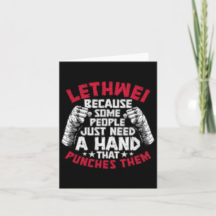 Cartão Birmanês Boxing Training Art Of 9Limbs Myanmar (Fo