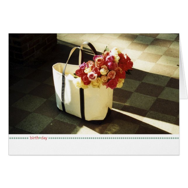 Cartão birth*day (Frente Horizontal)