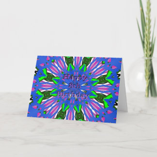 Cartão Birthday 8th Card