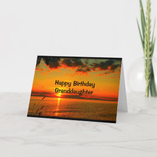 Cartão Birthday As Beautiful As You Are Granddaughter