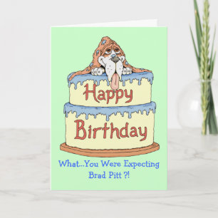 Cartão Birthday Basset