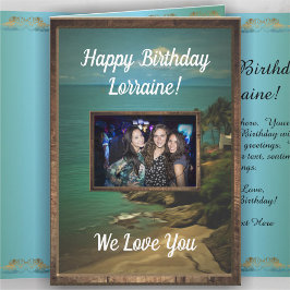 Cartão Birthday Beach Dream with Friends 0026
