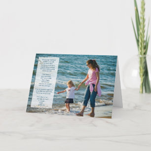 Cartão Birthday Beach Walk For Daughn