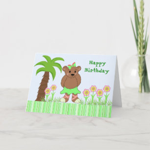 Cartão Birthday Bear Greetings