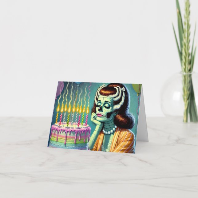 Cartão Birthday Blues (Frente)