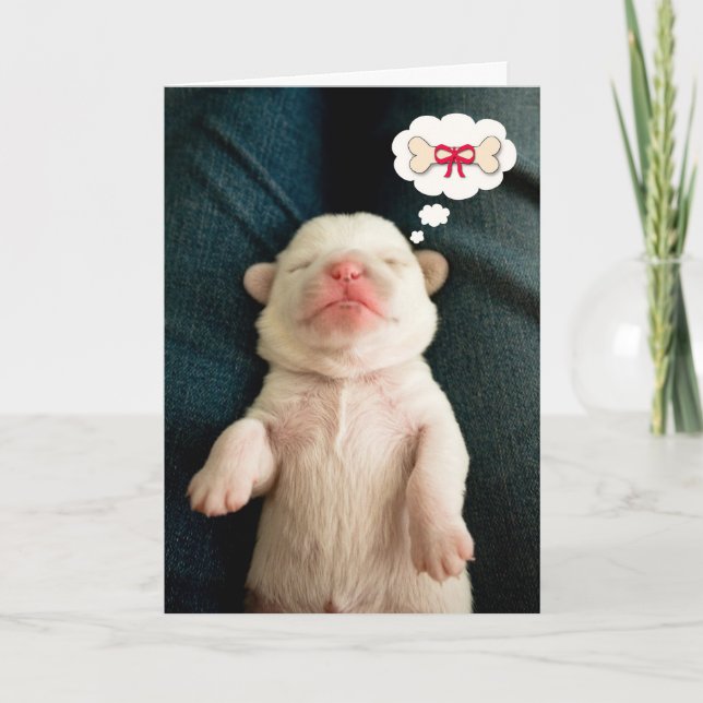 Cartão Birthday Bone (Frente)