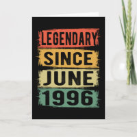 Birthday Born In June 1996
