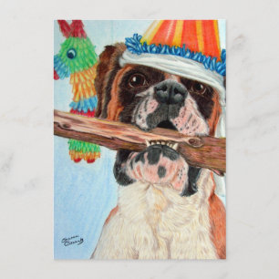Cartão Birthday Boxer