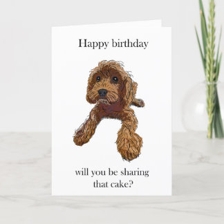 Cartão Birthday cake - featuring Rebel Rupert