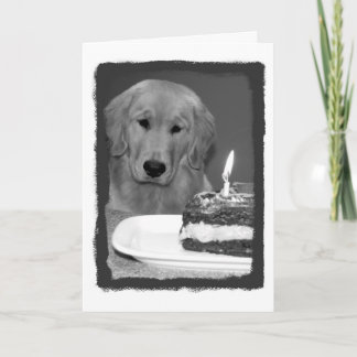 Cartão Birthday Cake Wait