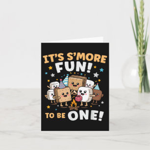 Cartão Birthday Campfire Marshmallow É Mais Divertido
