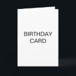 CARTÃO BIRTHDAY CARD<br><div class="desc">BLANK BIRTHDAY CARD</div>