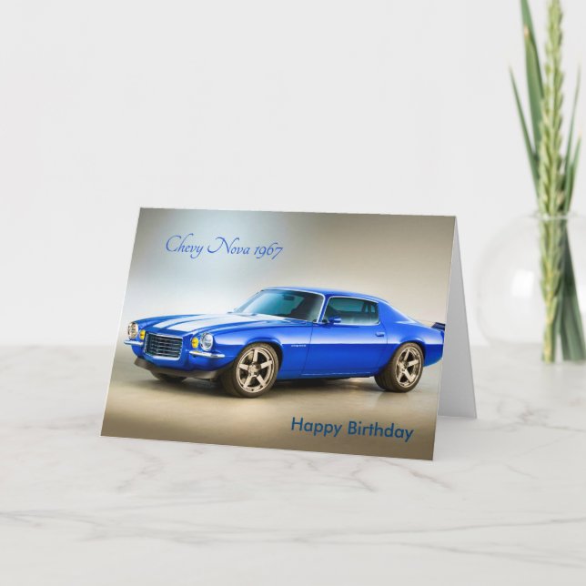 Cartão Birthday Card (Frente)