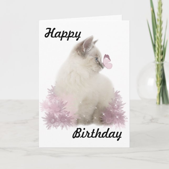 Cartão Birthday card (Frente)