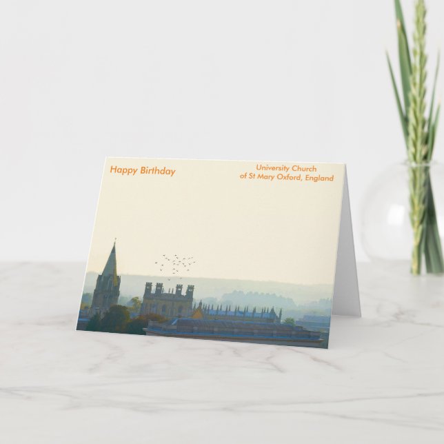 Cartão Birthday Card (Frente)