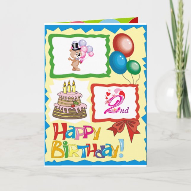 Cartão Birthday Card (Frente)