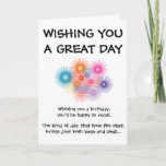 CARTÃO BIRTHDAY CARD<br><div class="desc">A birthday day card for friends family and co-workers or just your great neighbors</div>