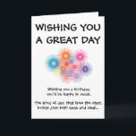 CARTÃO BIRTHDAY CARD<br><div class="desc">A birthday day card for friends family and co-workers or just your great neighbors</div>