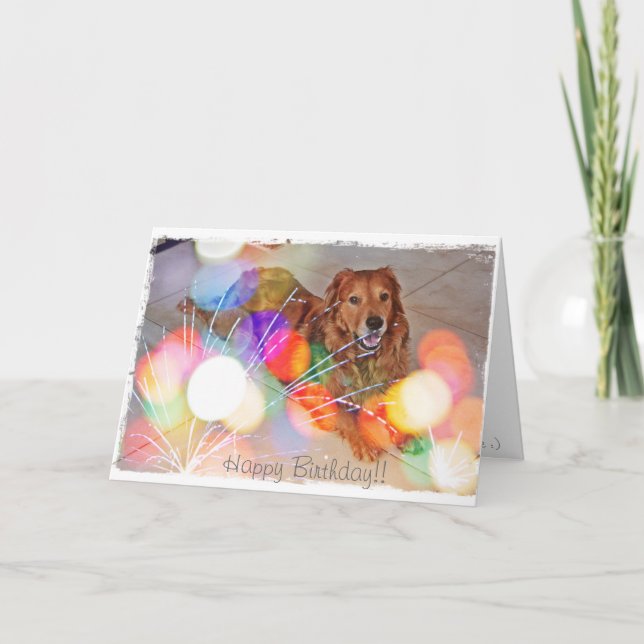 Cartão Birthday Card (Frente)