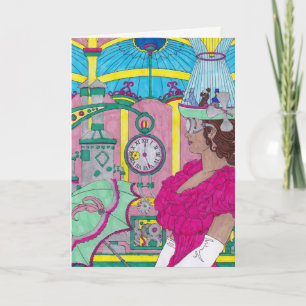 Cartão Birthday Card - Bright Atrium