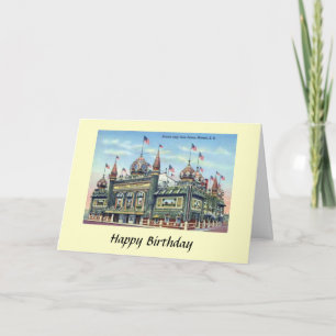Cartão Birthday Card - Corn Palace, Mitchell, S Dakota