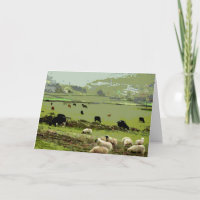 Birthday card Country scene