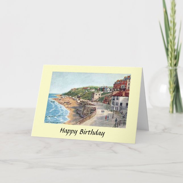 Cartão Birthday Card - Cromer, Norfolk (Frente)