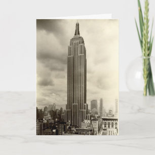 Cartão Birthday Card, Empire State Building