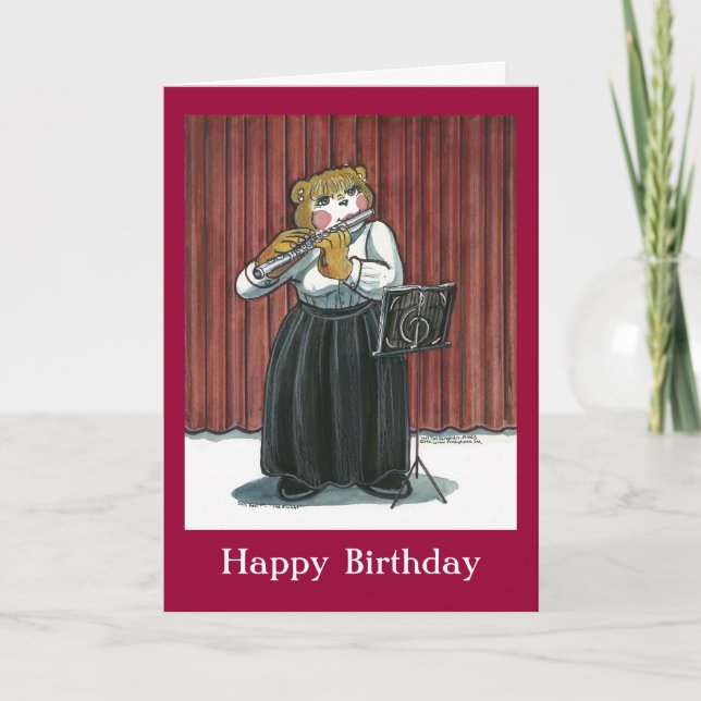 Cartão Birthday Card for a Musician (Frente)
