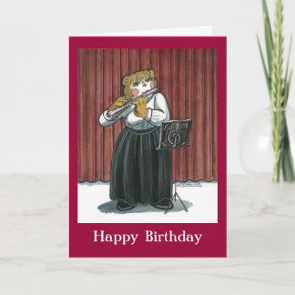 Cartão Birthday Card for a Musician