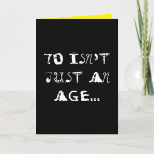 Cartão Birthday card for age 70