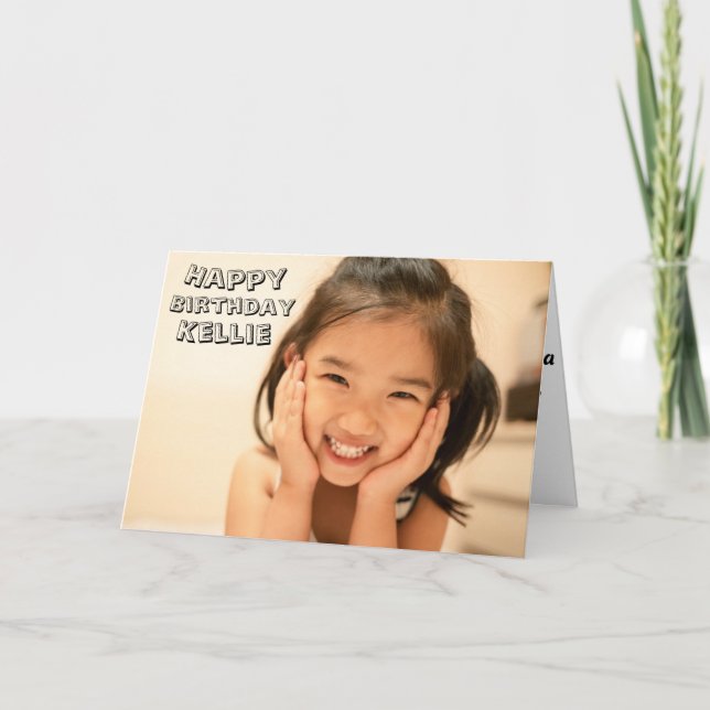 Cartão Birthday Card for Her beautiful special picture (Frente)