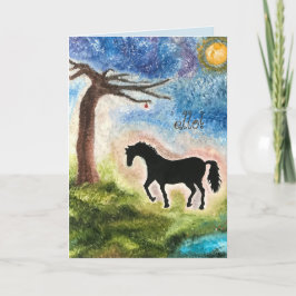 Cartão Birthday Card for Horse Lovers
