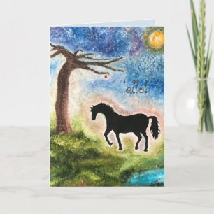 Cartão Birthday Card for Horse Lovers