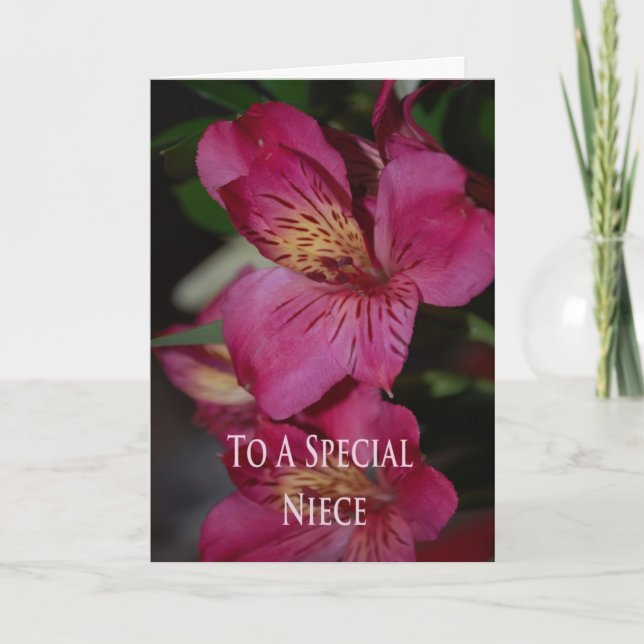 Cartão Birthday Card For Niece (Frente)