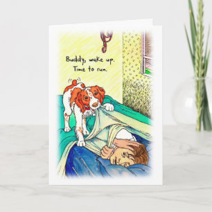 Cartão Birthday Card for Runner - Time to Run