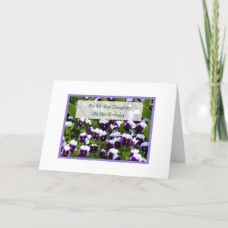 Cartão Birthday Card for Step Daughter