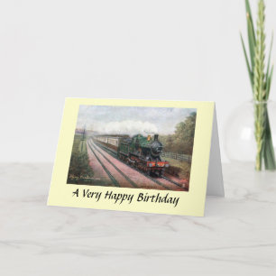 Cartão Birthday Card - GWR "Flying Dutchman"